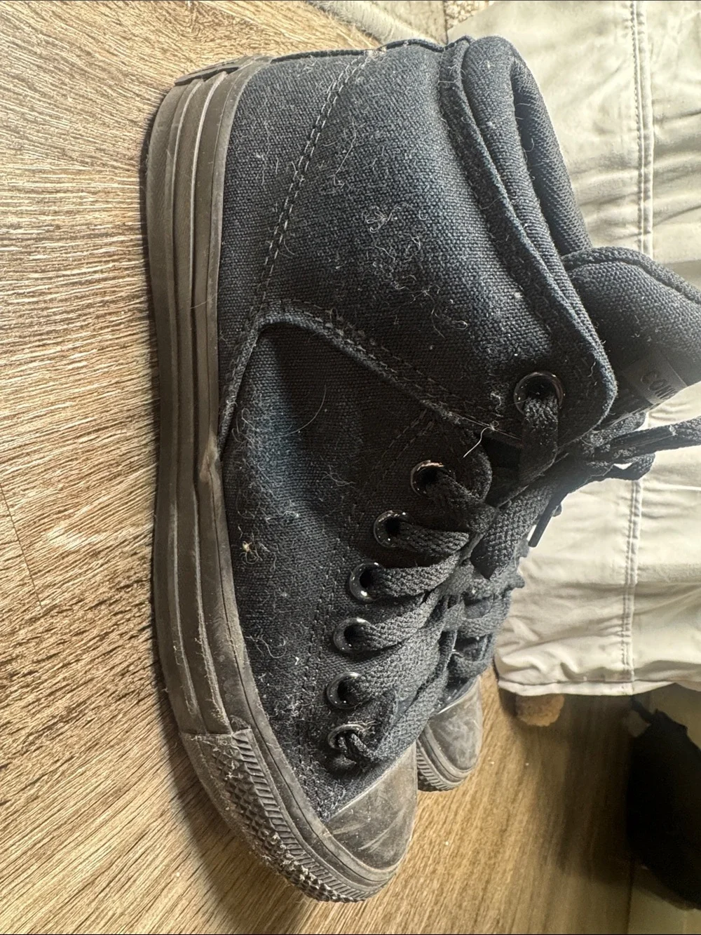 Converse All Star High Top Sneakers - Black - Picture 3 of 4
